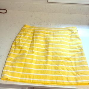 Banana republic striped skirt